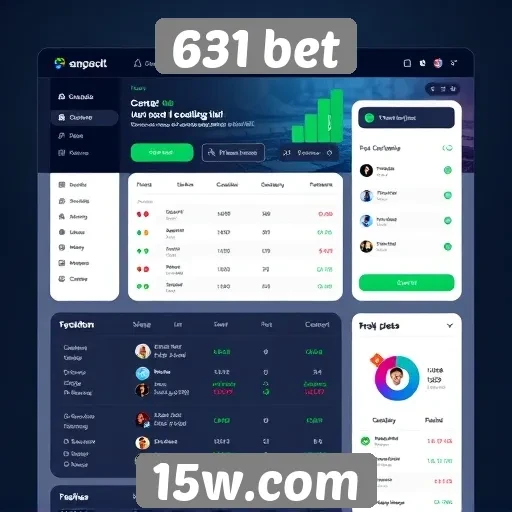 Interface do usuário do site 631 bet